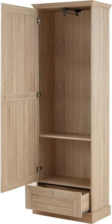 Гардероб от декор от дъб естествен 60x180 cm Binz – Støraa