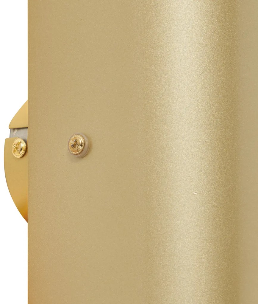 Модерна стенна лампа златна 2 светлини - Gotthard