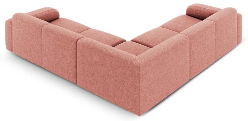 Розов ъглов диван (променлив/L форма) Molino – Micadoni Home