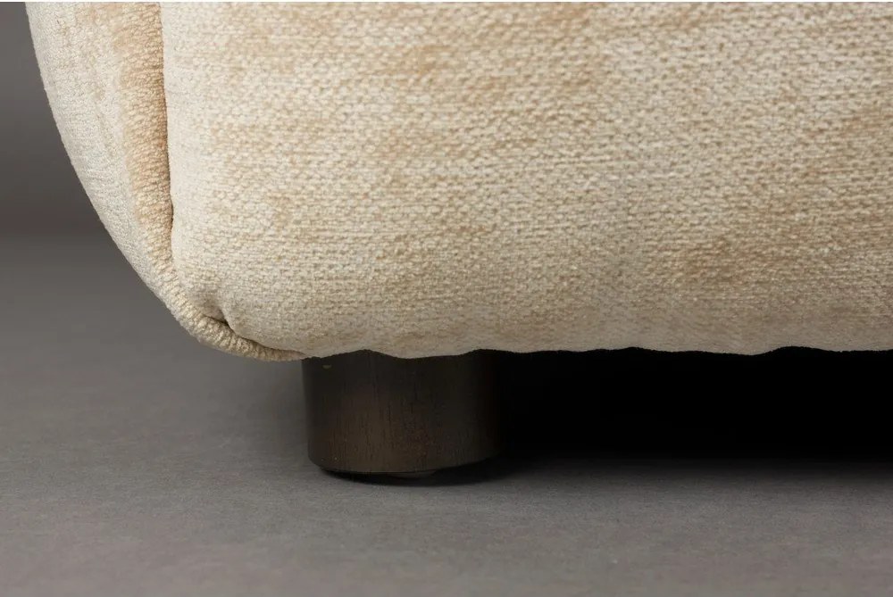 Бежов кадифен модулен диван 264 cm Hackman – Dutchbone