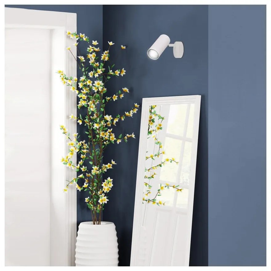 Бял метален прожектор 8x16 cm Colly – Candellux Lighting