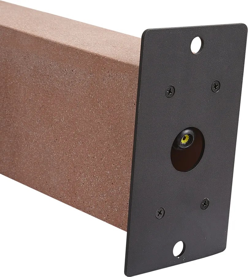 Модерен външен стълб теракота 35 см IP44 - Pompei