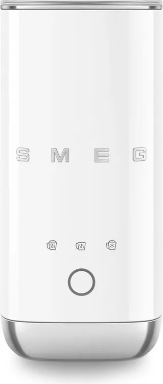 Уред за разпенване на мляко Smeg MFF02CREU 50's Style, 500W, 60 мл, Бял