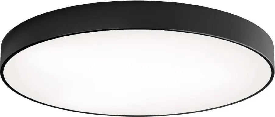 Таванно осветително тяло със сензор CLEO 6xE27/24W/230V Ø 80 cm, черно