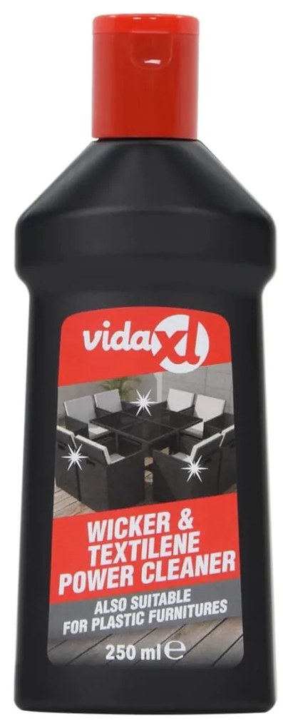 45697 vidaXL Почистващ препарат градински мебели от ратан и textilene 250 мл