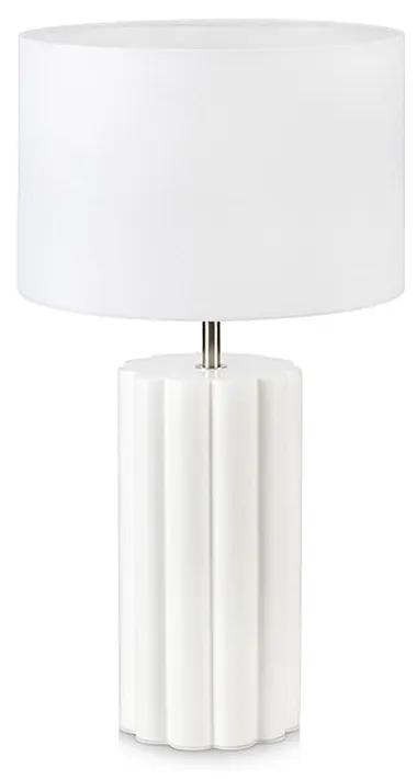 Бяла настолна лампа , височина 44 cm Column - Markslöjd