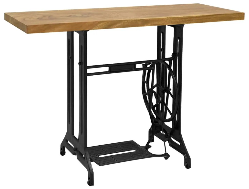 285208 vidaXL Конзолна маса тип шевна машина 110x40x75 см