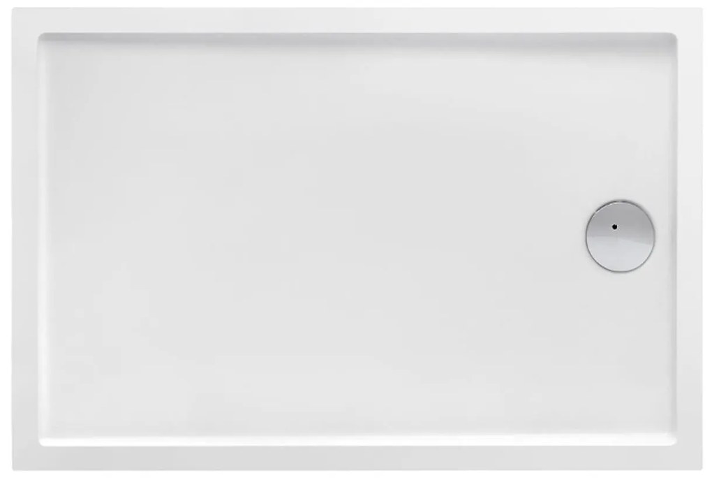Акрилно душ корито, A276338000, Roca, бял, 100х90х7.5см