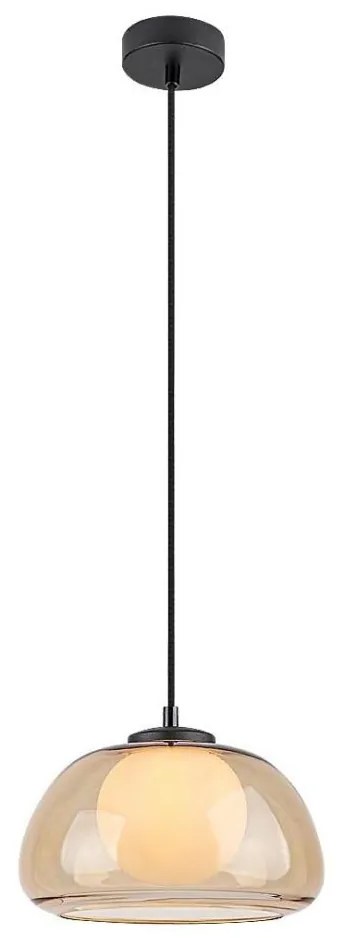 Rabalux 72273 - Пендел ELOWEN 1xG9/5W/230V кафяв/опушен