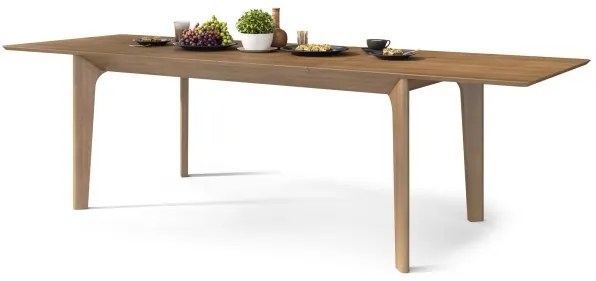 БАРИ Орехов дъб (Карамел) 180x90cм (+2 вложки 45cм) - ДЪРВЕНА ТРАПЕЗН
