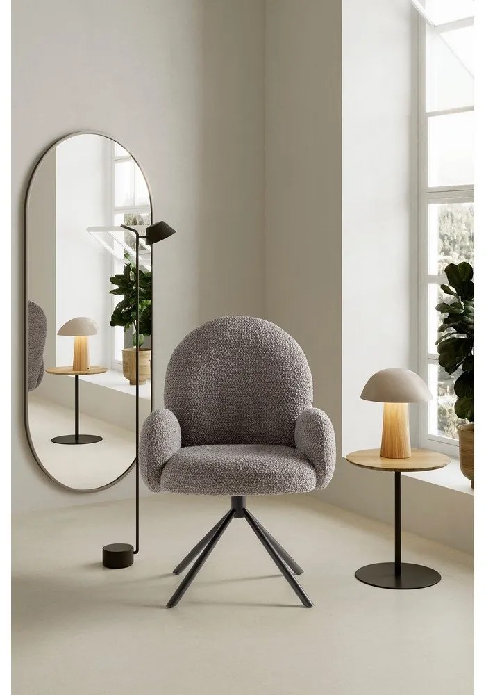 Сив фотьойл Dario - Marckeric