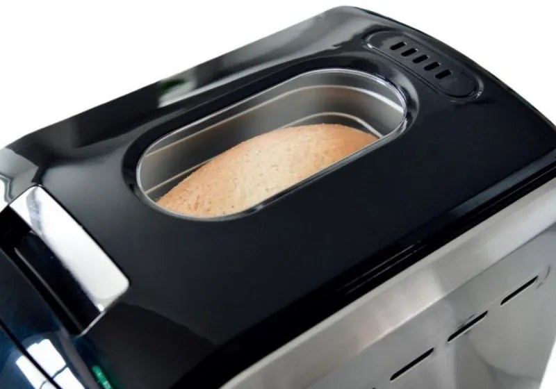 Разопакован: Хлебопекарна Oliver Voltz OV51446A, 850W, 1500 гр, 12 програми, LCD дисплей, Таймер, Сребрист/черен