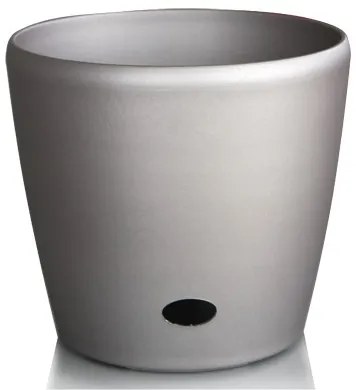 Саксия кръгла 45 х 42см - Сива