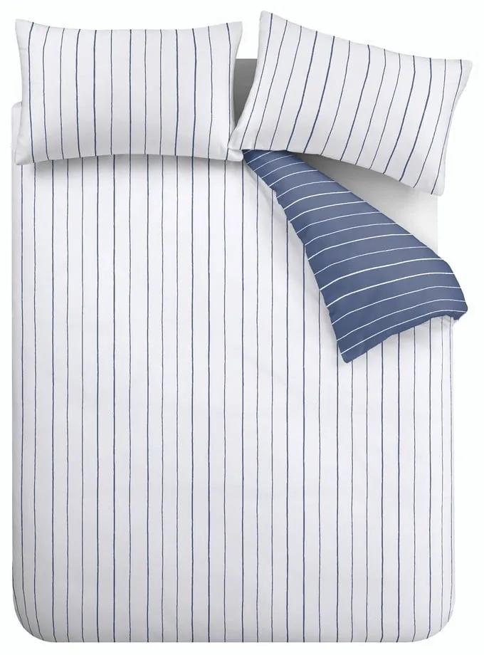 Синьо и бяло памучно спално бельо за двойно легло 200x200 cm Hastings - Content by Terence Conran