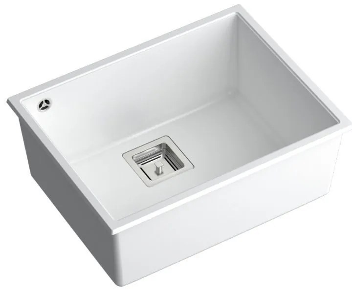 гранитна мивка DAVID 50 White