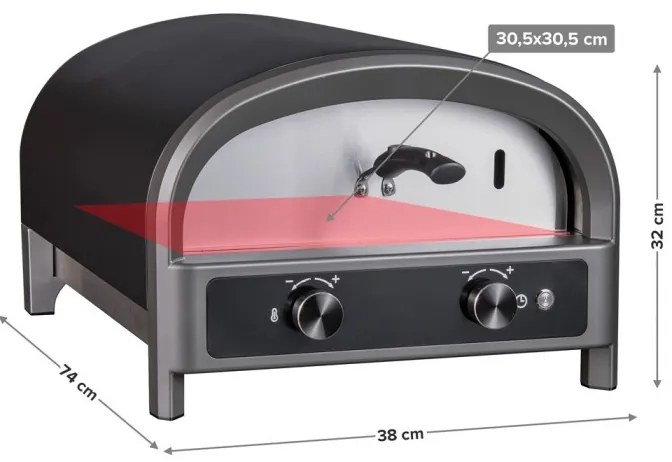 Електрическа фурна за пица MIR761