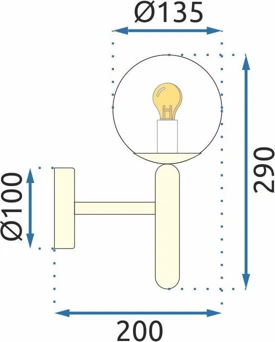 Аплик APP894-1W GOLD