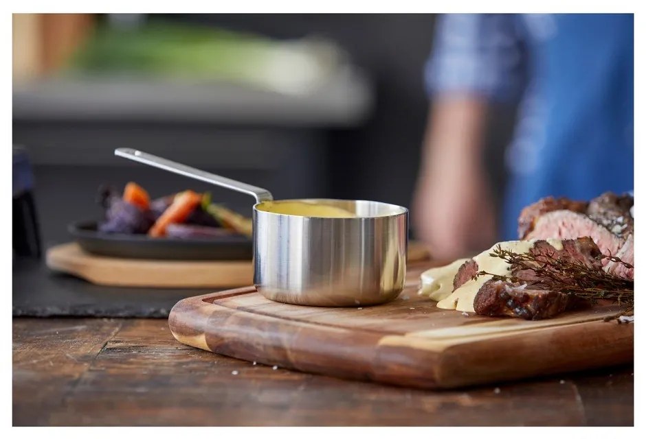 Тиган от неръждаема стомана подходящ за индукционен котлон 450 ml – Holm