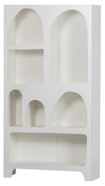 Бял шкаф за книги 95x180 cm Caz - WOOOD