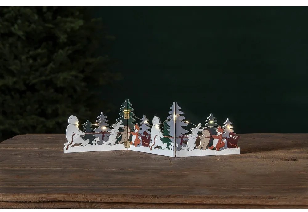 Светлинна декорация с коледен мотив Forest Friends - Star Trading