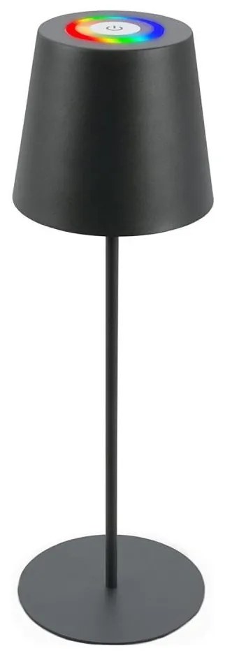 Briloner 7507015 - LED RGBW зареждаема настолна лампа LED/2,5W/5V IP44 антрацит