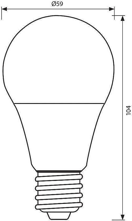 LED крушка VIVALUX LARGO LED, 9W, E27, 4000К