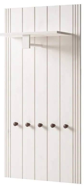 Бял комплект за коридор от масивен бор 60x120x25 cm Anita – Støraa