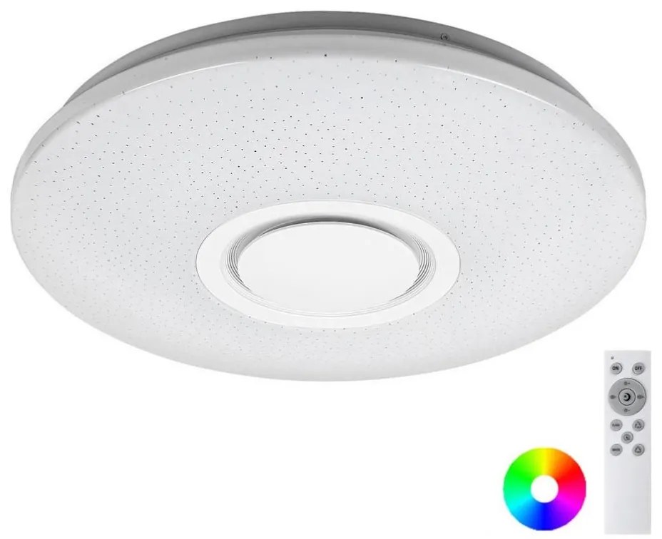 Rabalux 3509 - LED RGB димируема таванна лампа RODION LED/24W/230V + дистанционно управление