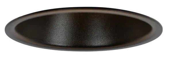 Комплект от 6 черни вградени прожектори GU10 35mm IP44 - Dept