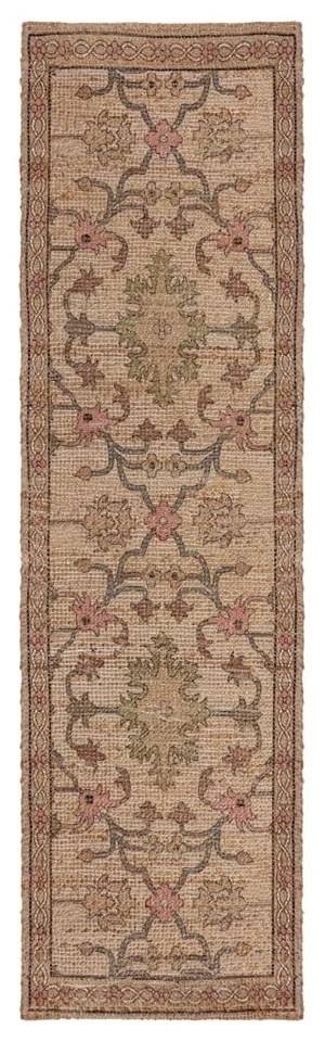 Ръчно изработена пътека със смес от юта в естествен цвят 60x230 cm Celine Jute Global – Flair Rugs