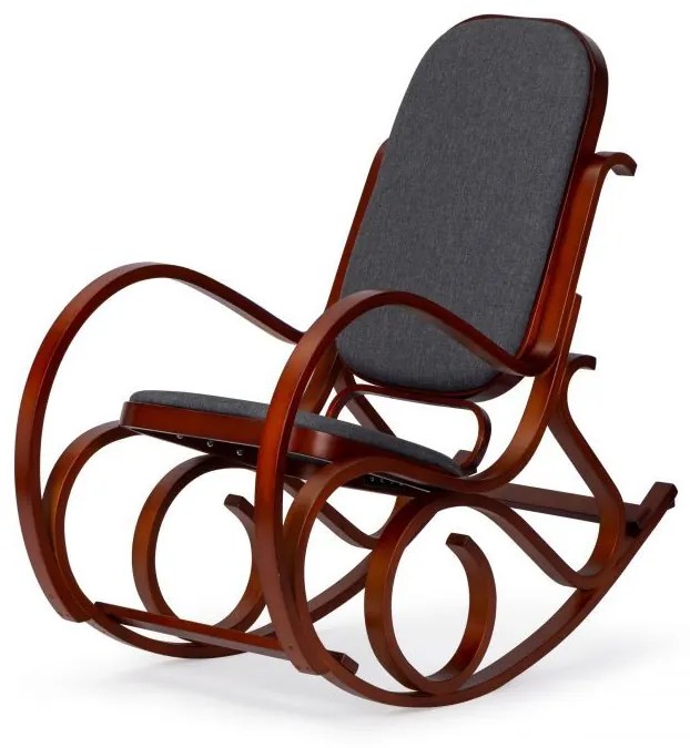 Класически дървен люлеещ се стол Relax