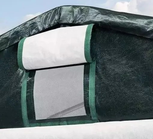 Гараж за автомобил 3,3x6,2 м Тъмнозелен