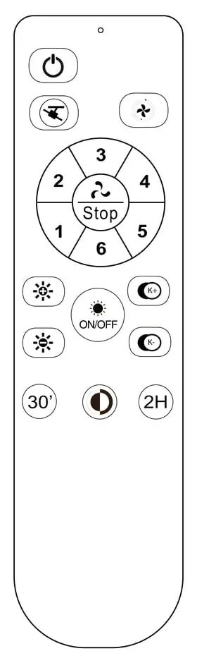 Бяло LED осветително тяло за таван с дистанционно управление и вентилатор Alan Move – SULION