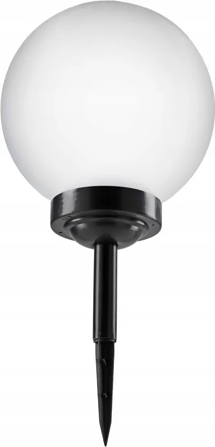 Соларна LED лампа LED/1,2V 6500K 200 mAh Ø 25 cm IP44 бяла/черна