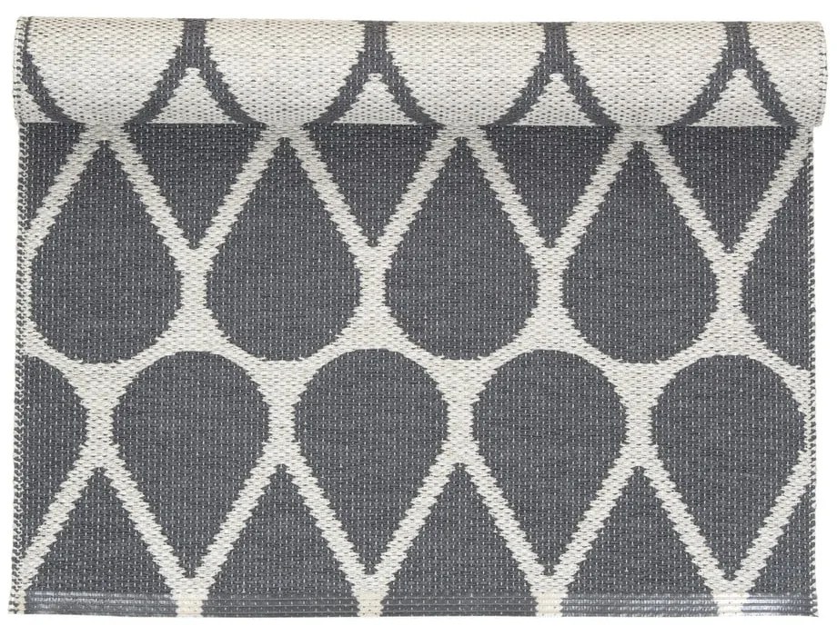 Тъмносив килим за открито и закрито 70x50 cm Otis Granit – Pappelina