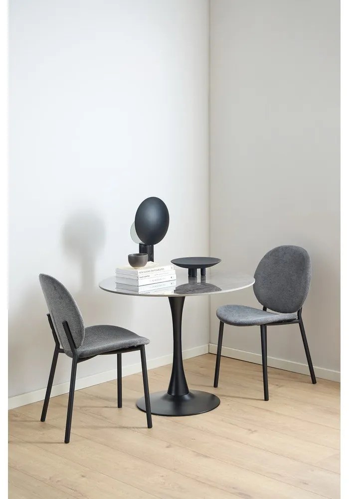 Антрацитен трапезен стол Cliff – Actona