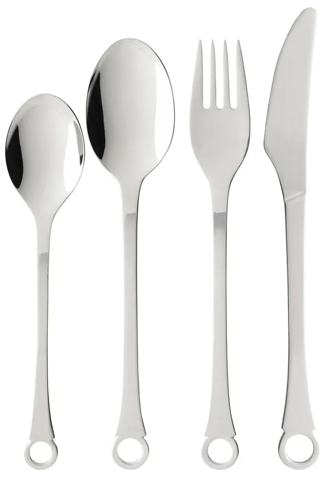 Прибори за хранене от неръждаема стомана в сребрист цвят 16 бр. Pantry – Gense