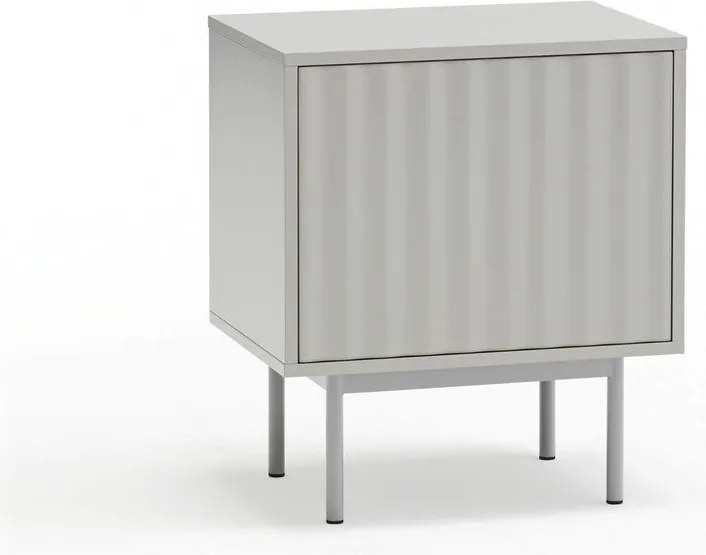 Светлосиво матово нощно шкафче Sierra – Teulat