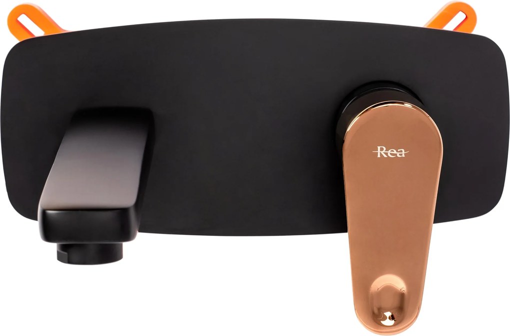 смесител за вграждане Rea MILD BLACK ROSE GOLD + BOX