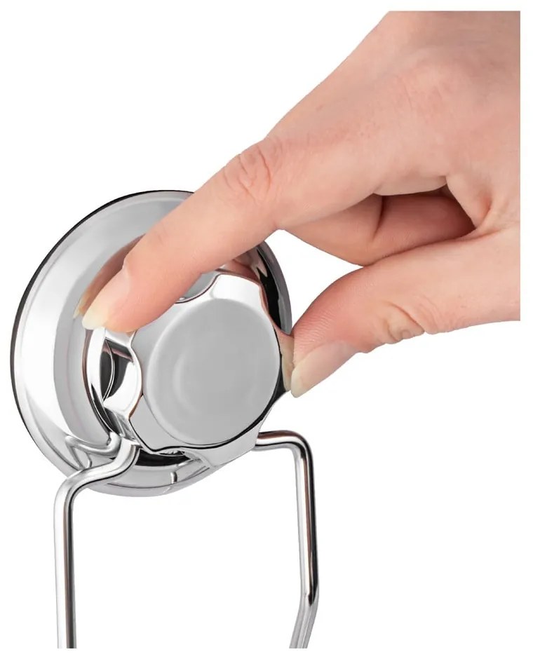 Самоносеща метална етажерка за баня в сребристо Bestlock Bath - Compactor