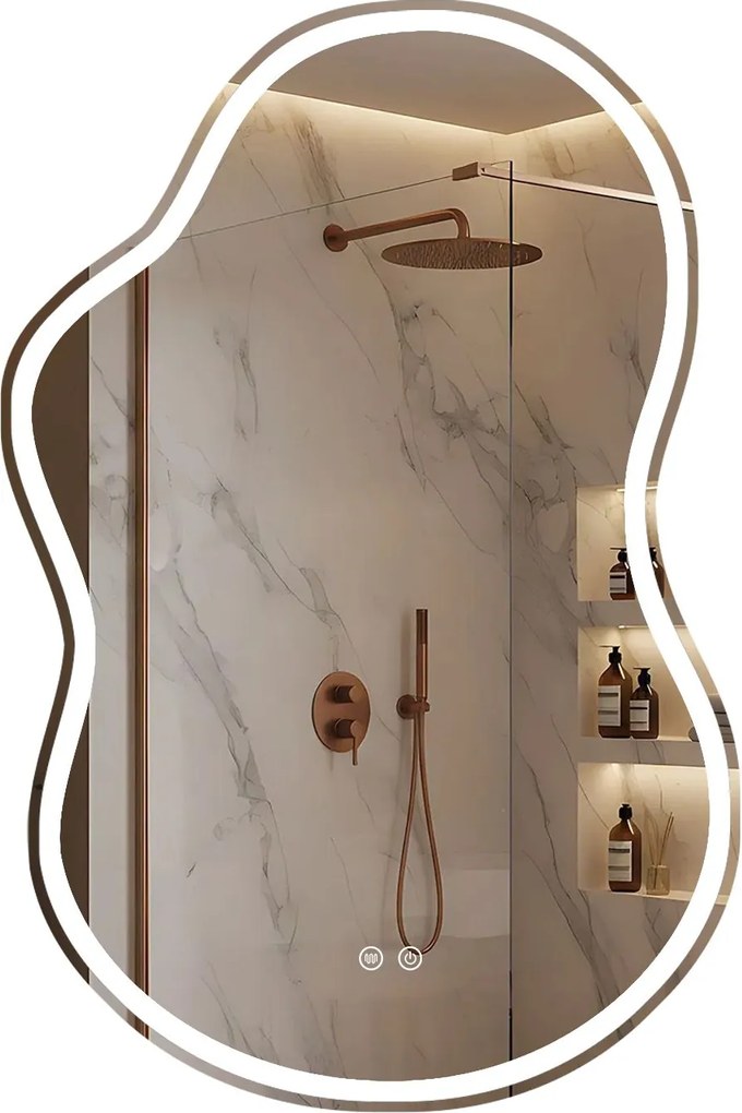 Огледало LED UNO 80x55 cm