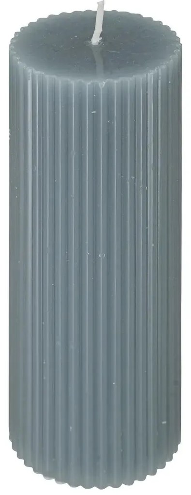 Свещ без аромат atmosphera Demi, Кръгла, 5x14 cm - Червен