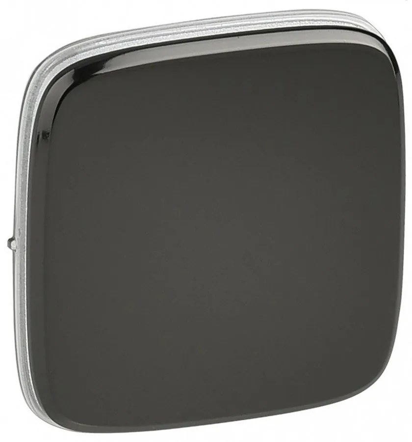 Legrand 755113 Лицев панел Valena Allure за ключ/бутон, тъмен никел,  - 755113