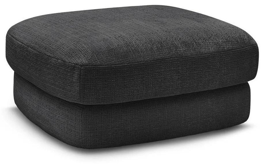 Черна шенилова табуретка Leonore – Bobochic Paris