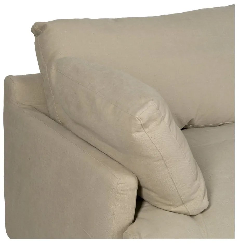 Бежов ленен диван 212 cm – Ixia