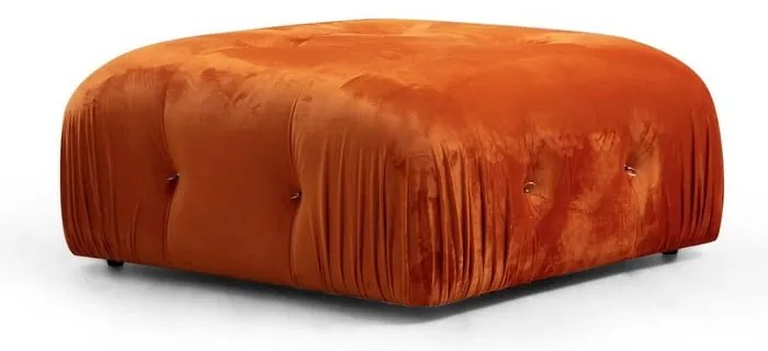 Табуретка от оранжево кадифе Bubble – Artie