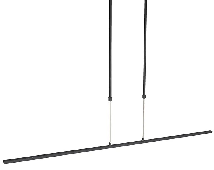 Модерен висящ лампион черен с LED димер - Bold