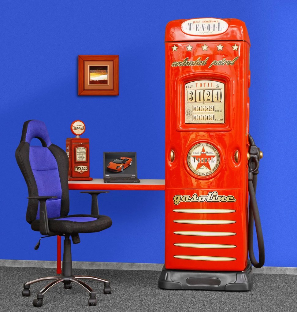 Бюро с гардероб Gasoline-Kokkino