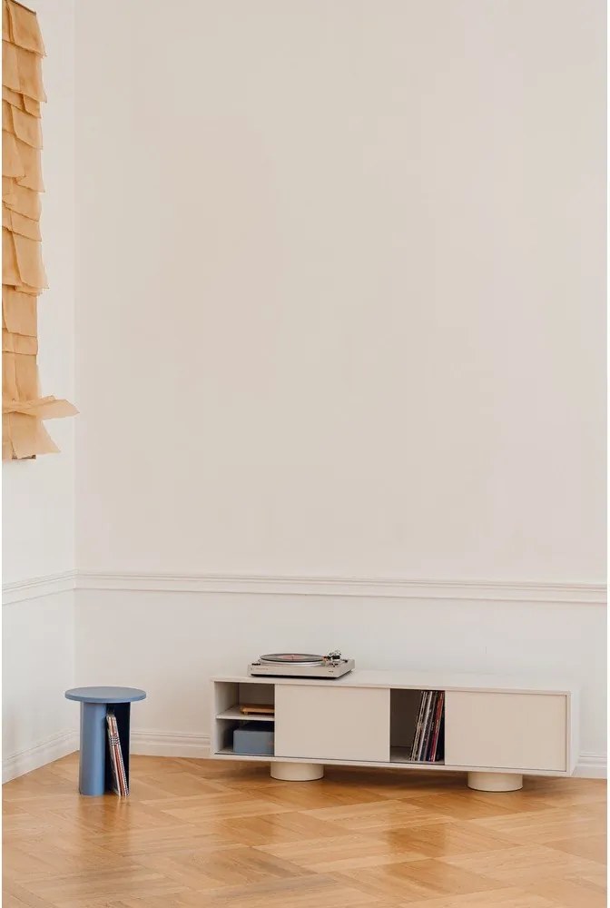 Сиво-бежова маса за телевизор 160x48x42 cm Taro – noo.ma