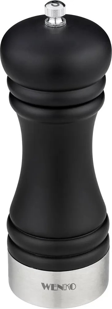WENKO 55082100-Мелничка за сол BLACK OUTDOOR KITCHEN 5x17,5 cm сребрист/черен/бял